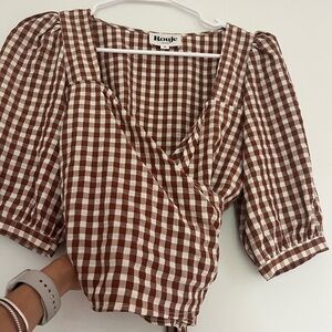Rouje wrap top